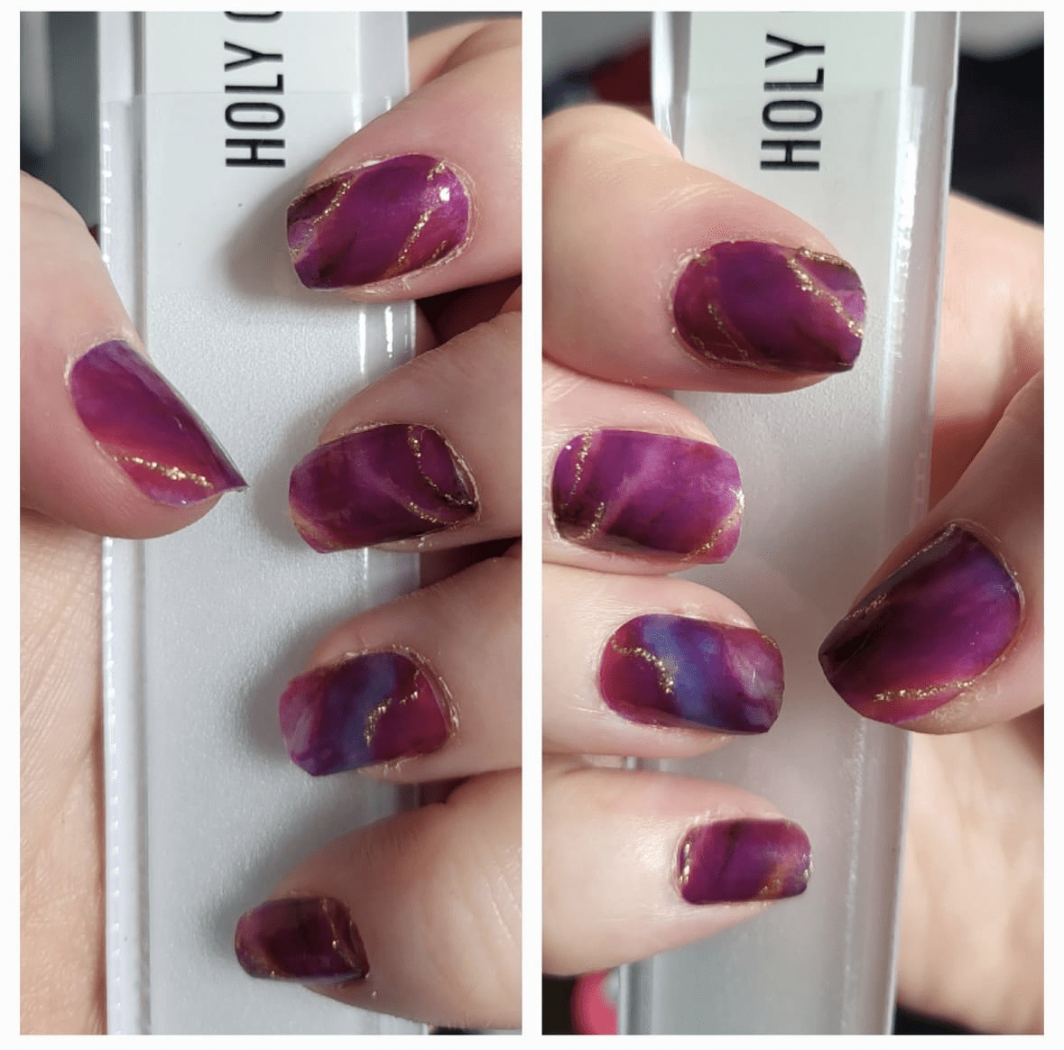 Holy Grail Nail Non-UV Nail Wraps Amethyst - Holy Classics (Non-UV Nail Wraps)