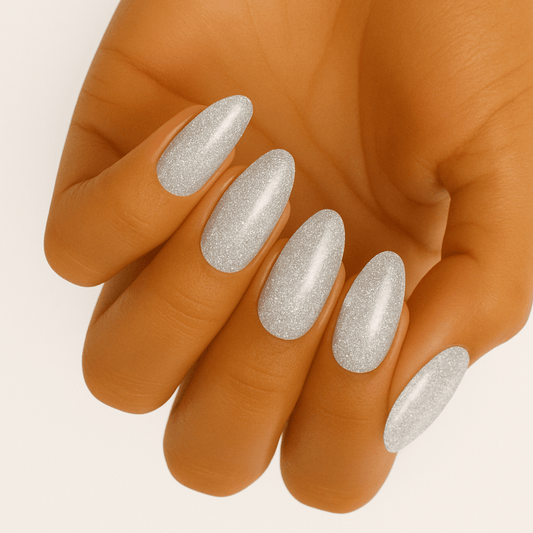 Holy Grail Nail Non-UV Nail Wraps Arctic Glitter - Wide Fit Wrap (20 Piece)