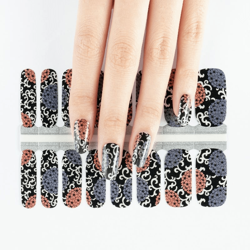 Holy Grail Nail Non-UV Nail Wraps Back to Black - Holy Classics (Non-UV Nail Wraps)