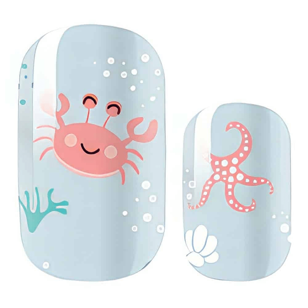 Holy Grail Nail Non-UV Nail Wraps Beach Fun - Holy Classics (Non-UV Nail Wraps)