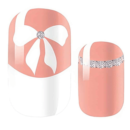 Holy Grail Nail Non-UV Nail Wraps Blushing Bows - Holy Classics (Non-UV Nail Wraps)