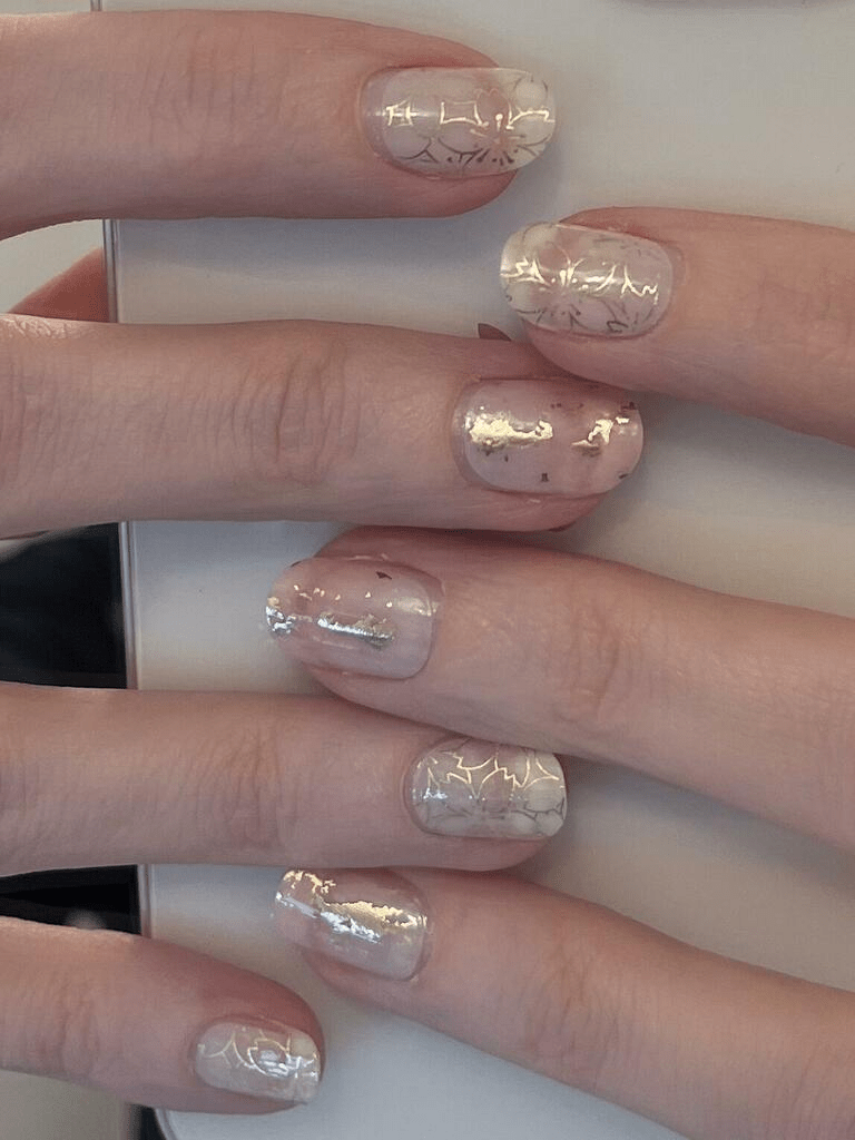 Holy Grail Nail Non-UV Nail Wraps Blushing Orchid (Transparent) - Holy Classics (Non-UV Nail Wraps)