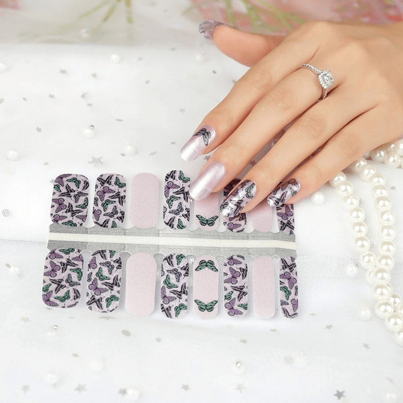 Holy Grail Nail Non-UV Nail Wraps Butterfly House - Holy Classics (Non-UV Nail Wraps)