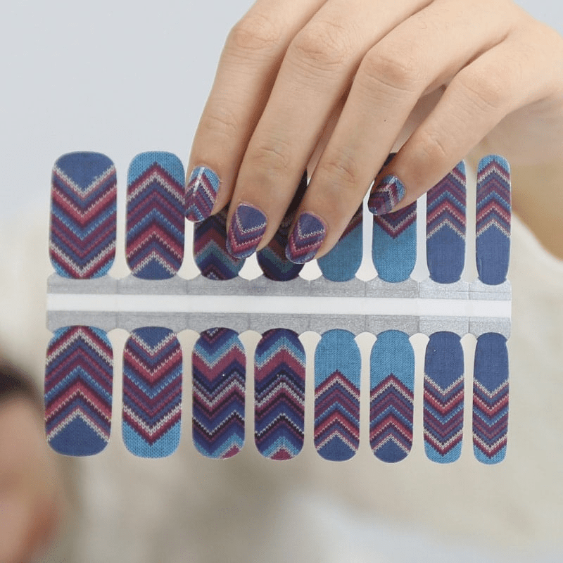 Holy Grail Nail Non-UV Nail Wraps Cable Knit - Holy Classics (Non-UV Nail Wraps)