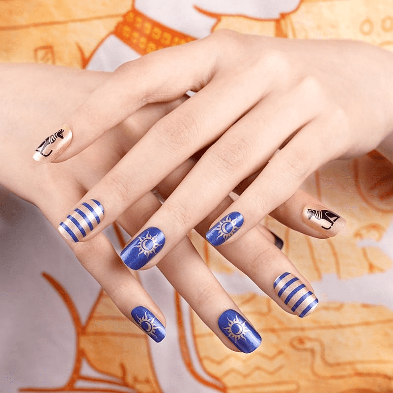 Holy Grail Nail Non-UV Nail Wraps Cats of Egypt - Holy Classics (Non-UV Nail Wraps)