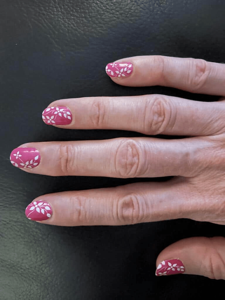 Holy Grail Nail Non-UV Nail Wraps Cerise Petals - Holy Classics (Non-UV Nail Wraps)