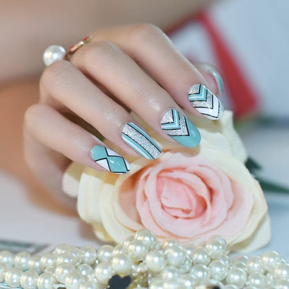 Holy Grail Nail Non-UV Nail Wraps Chevron – Holy Classics (Non-UV Nail Wraps)