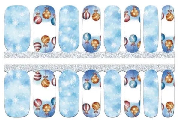 Holy Grail Nail Non-UV Nail Wraps Christmas Baubles - Holy Classics (Non-UV Nail Wraps)