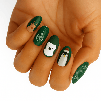 Holy Grail Nail Non-UV Nail Wraps Christmas Friends - Holy Classics (Non-UV Nail Wraps)
