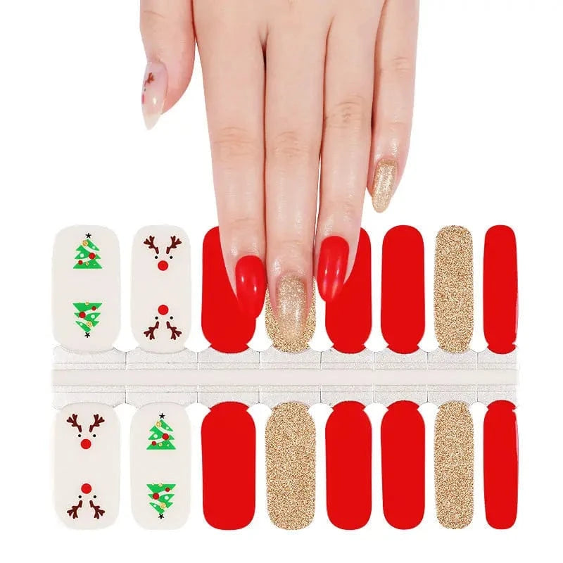 Holy Grail Nail Non-UV Nail Wraps Christmas Tree Sparkle - Holy Classics (Non-UV Nail Wraps)