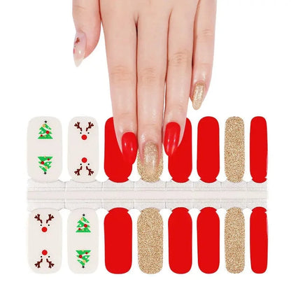 Holy Grail Nail Non-UV Nail Wraps Christmas Tree Sparkle - Holy Classics (Non-UV Nail Wraps)