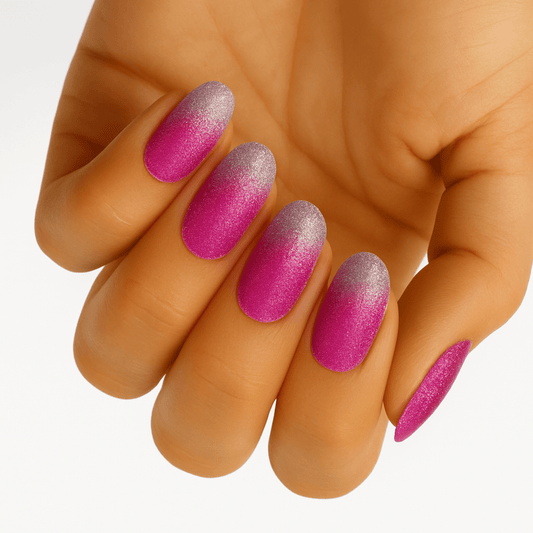 Holy Grail Nail Non-UV Nail Wraps Coquette (Glitter) - Wide Fit Wrap (22 Piece)