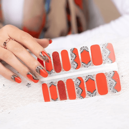 Holy Grail Nail Non-UV Nail Wraps Corded Lace - Holy Classics (Non-UV Nail Wraps)