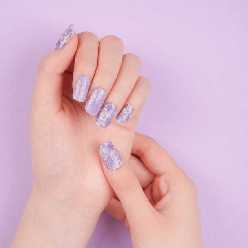 Holy Grail Nail Non-UV Nail Wraps Daisy Glitter - Holy Classics (Non-UV Nail Wraps)