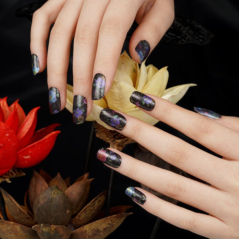 Holy Grail Nail Non-UV Nail Wraps Dark Garden - Holy Classics (Non-UV Nail Wraps)