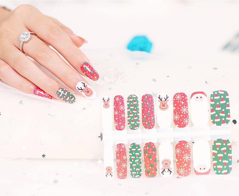 Holy Grail Nail Non-UV Nail Wraps Dashing Through the Snow - Holy Classics (Non-UV Nail Wraps)