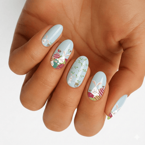 Holy Grail Nail Non-UV Nail Wraps Easter Bunny - Holy Classics (Non-UV Nail Wraps)