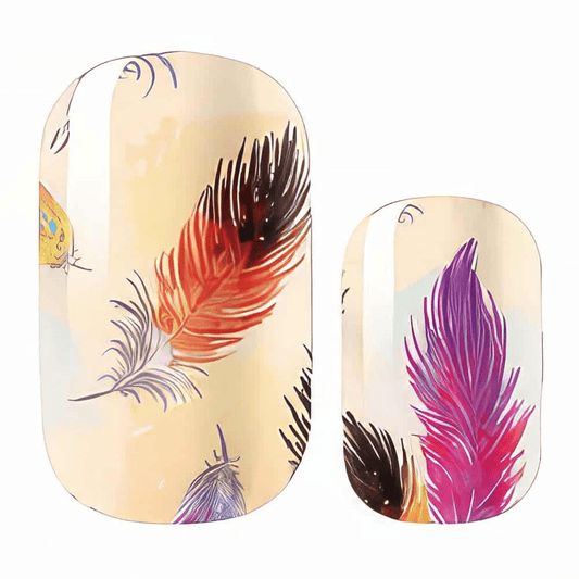 Holy Grail Nail Non-UV Nail Wraps Feather My Nest - Holy Classics (Non-UV Nail Wraps)