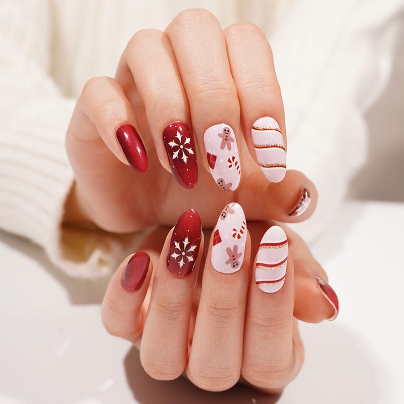Holy Grail Nail Non-UV Nail Wraps Feliz Navidad