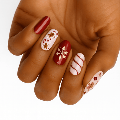 Holy Grail Nail Non-UV Nail Wraps Feliz Navidad