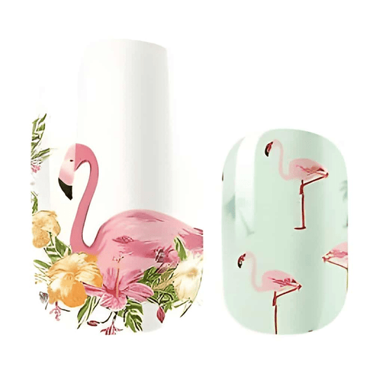 Holy Grail Nail Non-UV Nail Wraps Flamingo Fiesta - Holy Classics (Non-UV Nail Wraps)