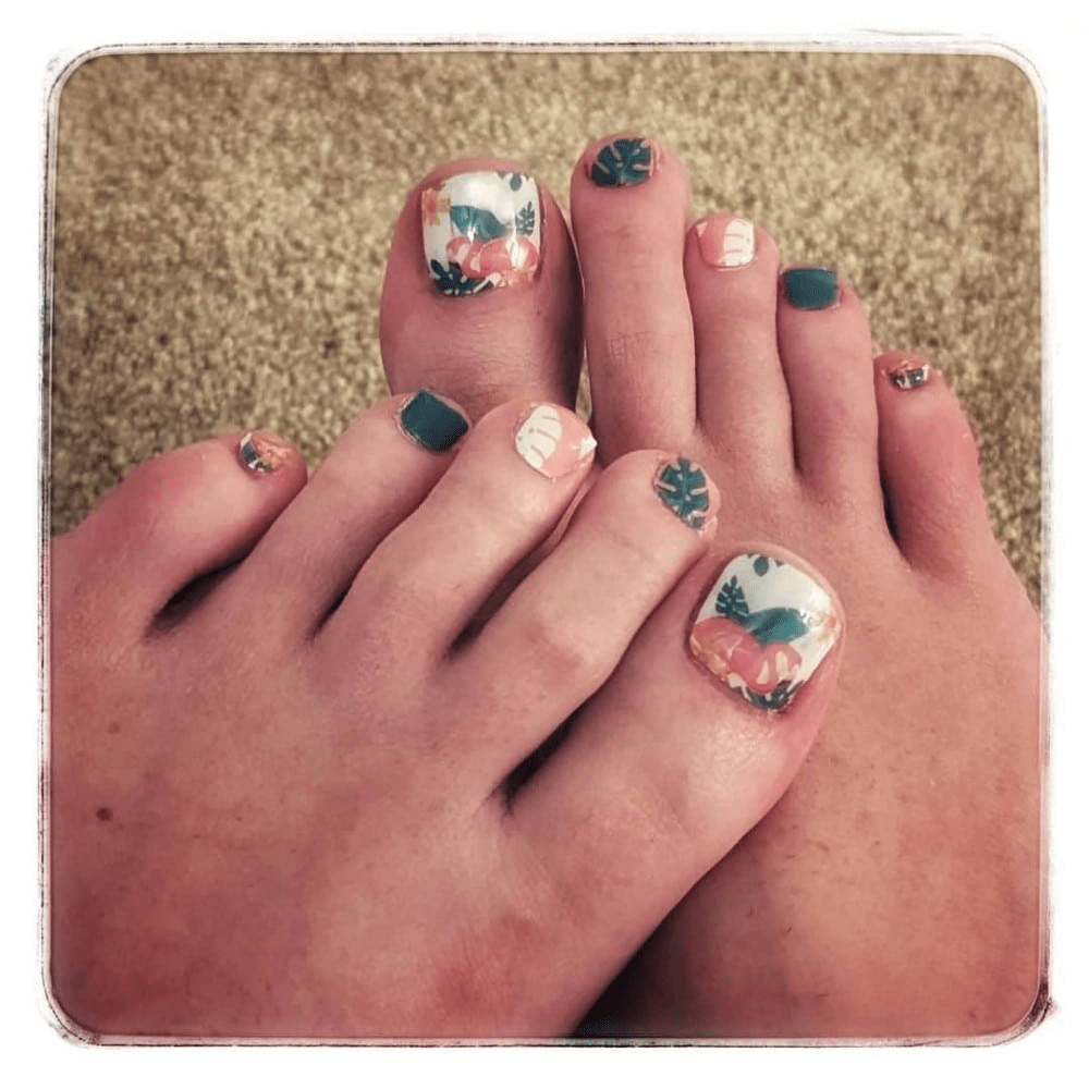 Holy Grail Nail Non-UV Nail Wraps Flamingo Ringo - Holy Classics (Non-UV Pedi Wraps)