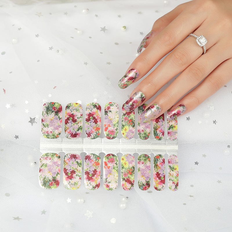 Holy Grail Nail Non-UV Nail Wraps Floral Impressionist - Holy Classics (Non-UV Nail Wraps)