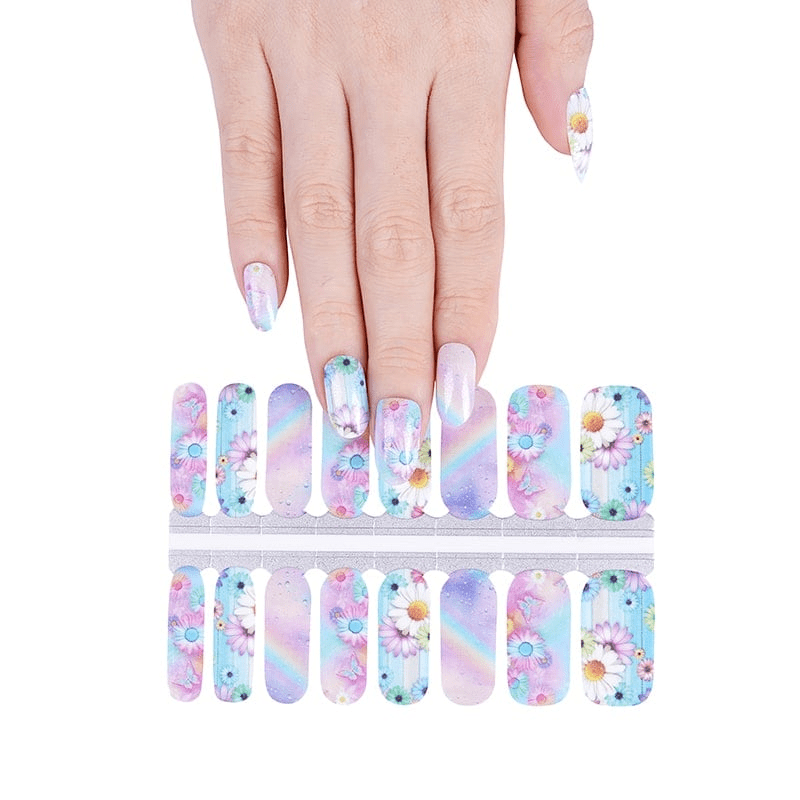 Holy Grail Nail Non-UV Nail Wraps Flower Stream - Holy Classics (Non-UV Nail Wraps)