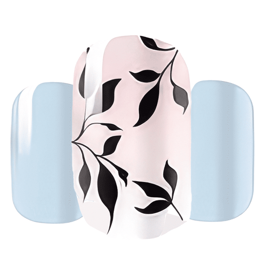 Holy Grail Nail Non-UV Nail Wraps Garden Path - Wide Fit Wrap (20 Piece)