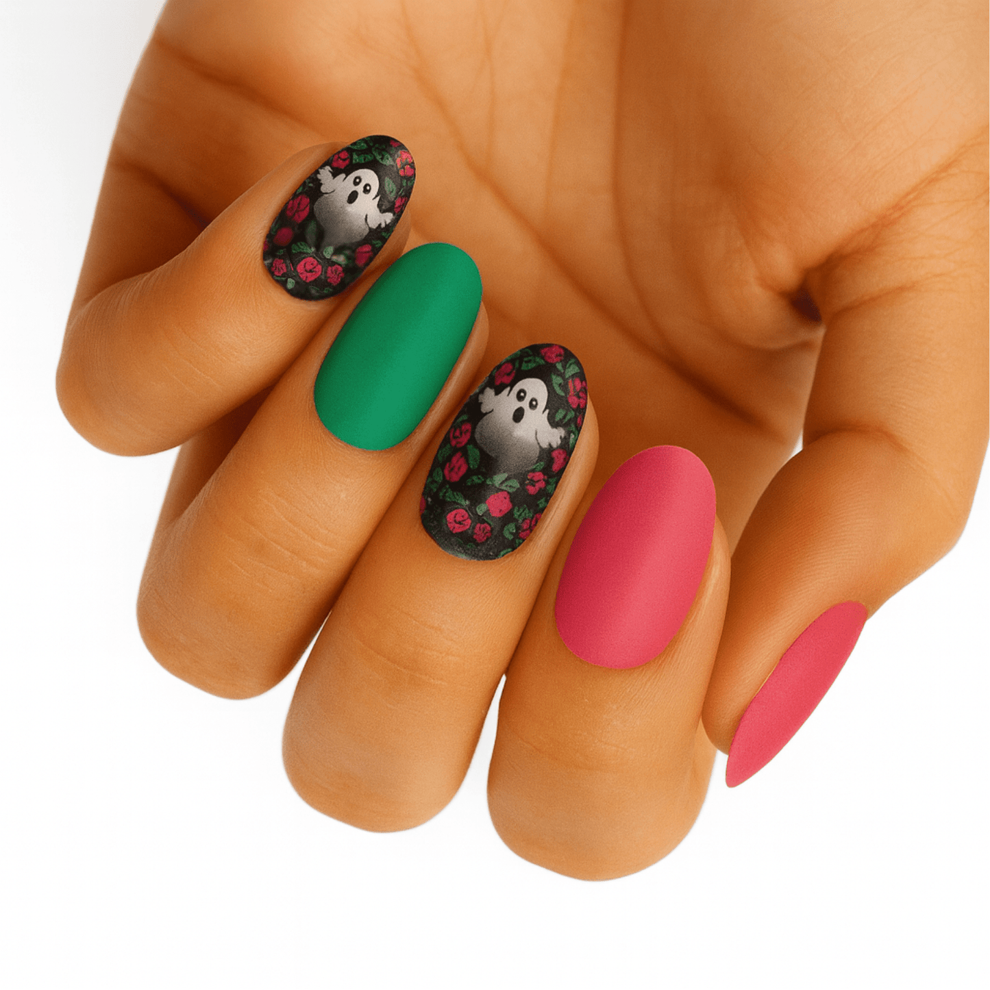 Holy Grail Nail Non-UV Nail Wraps Ghouls Just Want to Have Fun! (Glow in the Dark)- Holy Classics (Non-UV Nail Wraps)