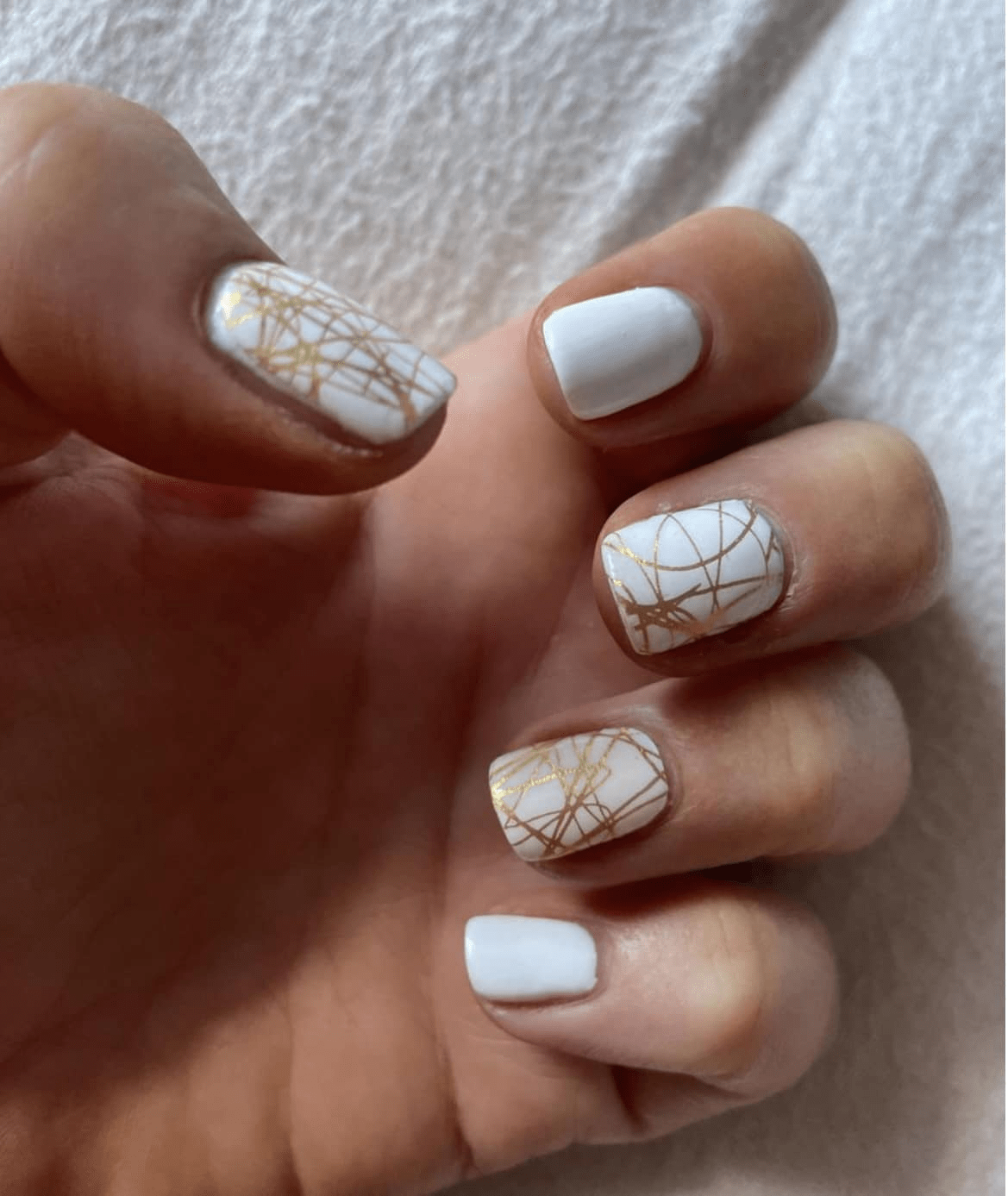 Holy Grail Nail Non-UV Nail Wraps Gold Scribble - Holy Classics (Non-UV Nail Wraps)