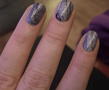 Holy Grail Nail Non-UV Nail Wraps Graphite (Glitter) - Holy Classics (Non-UV Nail Wraps)