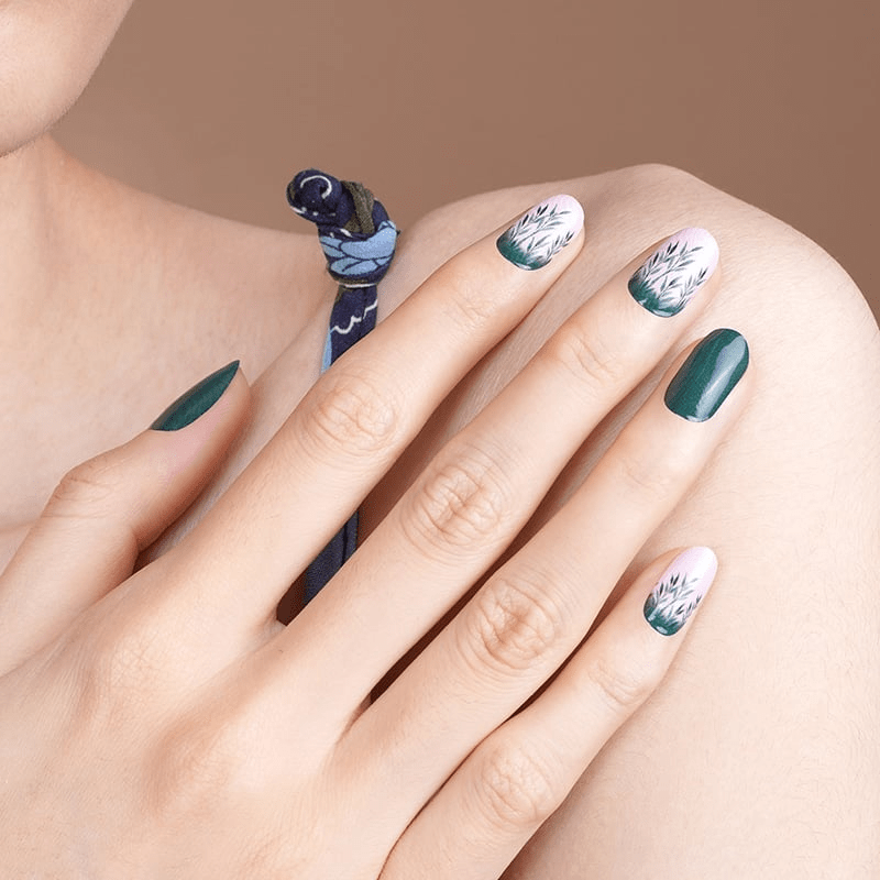 Holy Grail Nail Non-UV Nail Wraps Green Shoots - Holy Classics (Non-UV Nail Wraps)