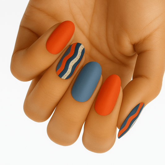 Holy Grail Nail Non-UV Nail Wraps Havana - Wide Fit Wrap (20 Piece)