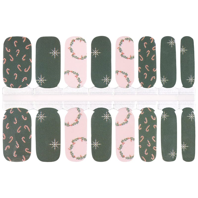 Holy Grail Nail Non-UV Nail Wraps Holly Jolly