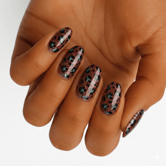 Holy Grail Nail Non-UV Nail Wraps I've Arrived (Glitter) - Wide Fit Wrap (22 Piece)