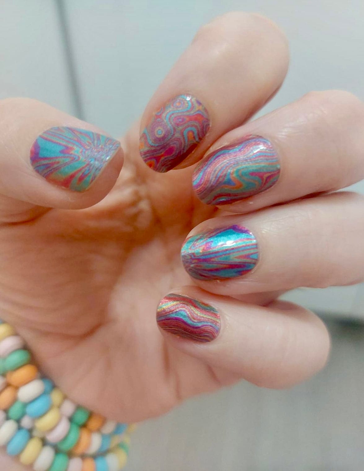 Holy Grail Nail Non-UV Nail Wraps Lava Lamp - Holy Classics (Non-UV Nail Wraps)