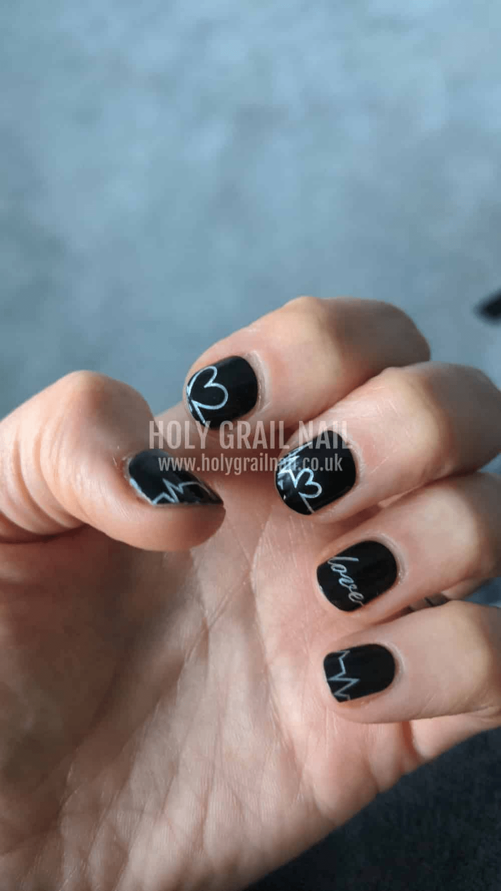 Holy Grail Nail Non-UV Nail Wraps Love Shock - Holy Classics (Non-UV Nail Wraps)