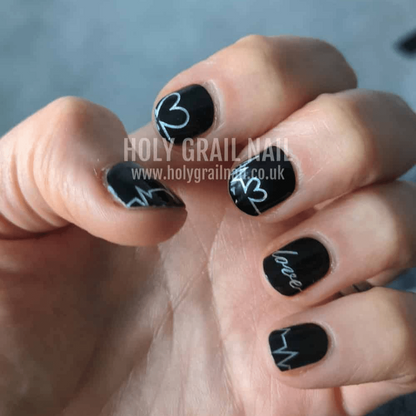 Holy Grail Nail Non-UV Nail Wraps Love Shock - Holy Classics (Non-UV Nail Wraps)