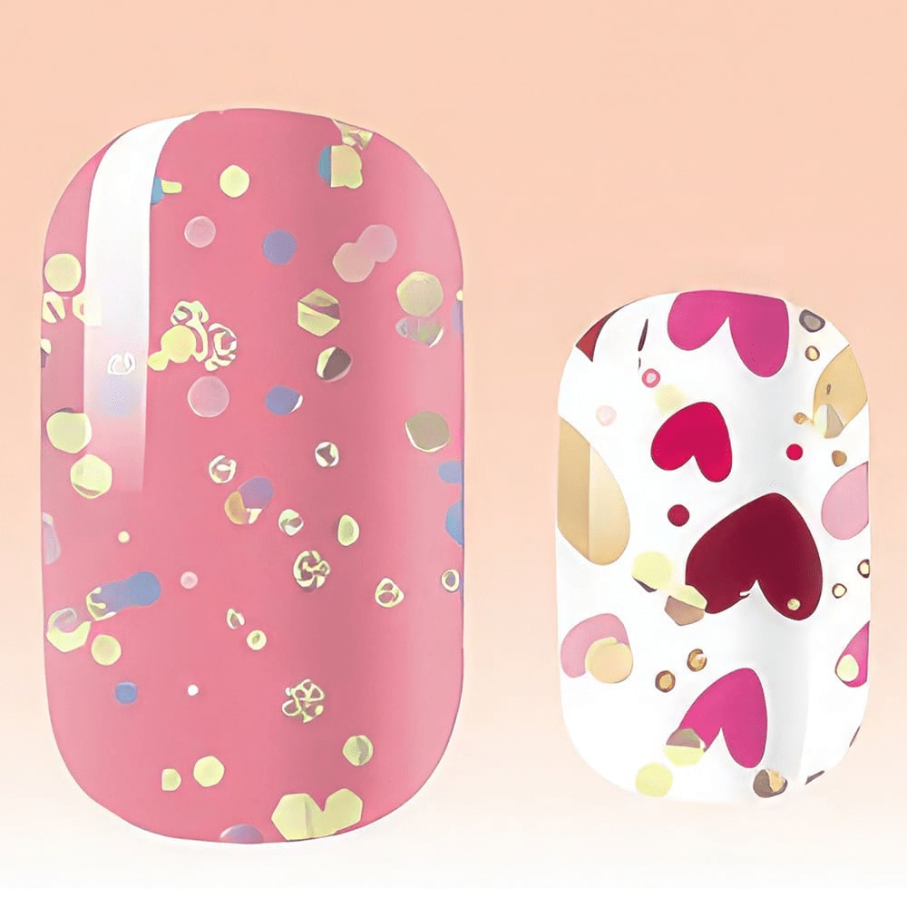 Holy Grail Nail Non-UV Nail Wraps Loved Up (Glitter, Transparent) - Holy Classics (Non-UV Nail Wraps)