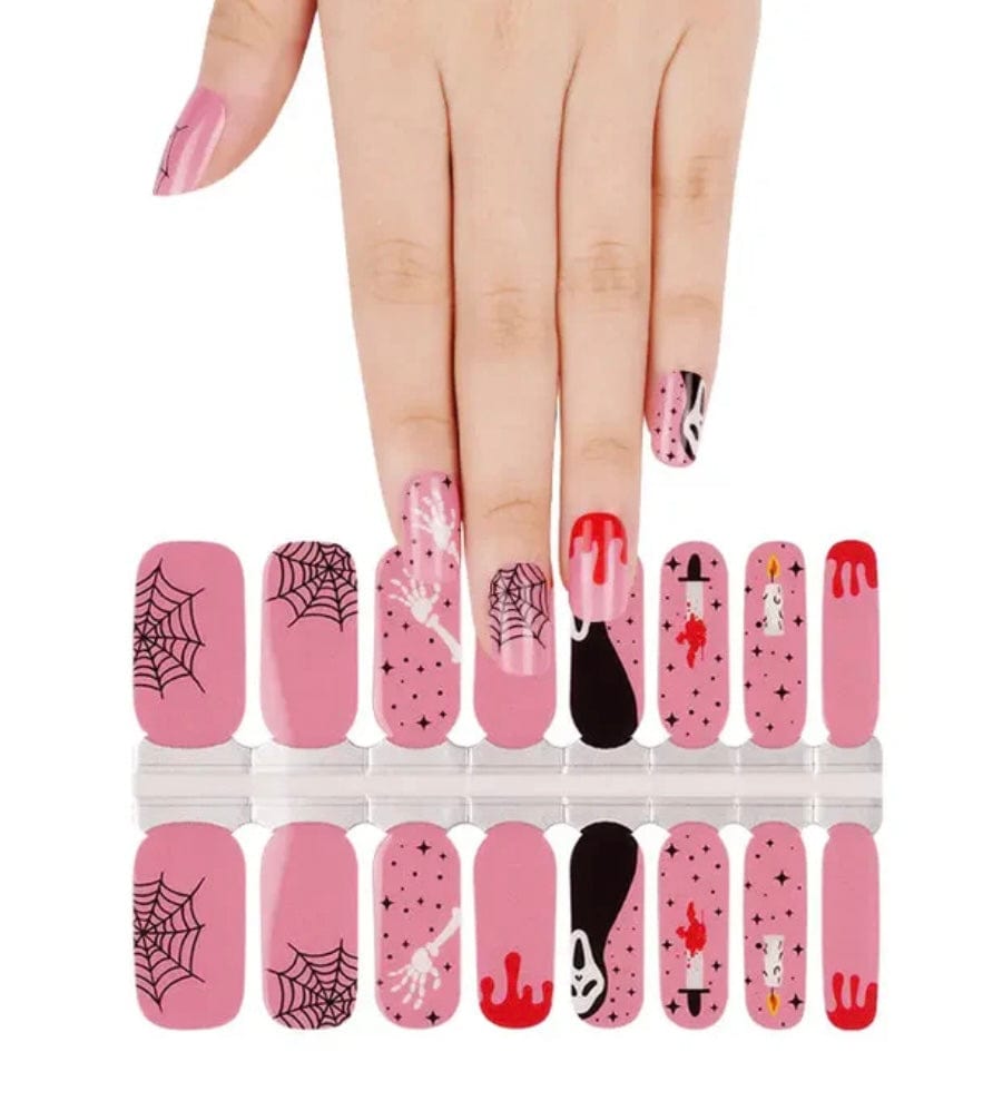 HOLY GRAIL NAIL Non-UV Nail Wraps Make You Scream - Holy Classics (Non-UV Nail Wraps)