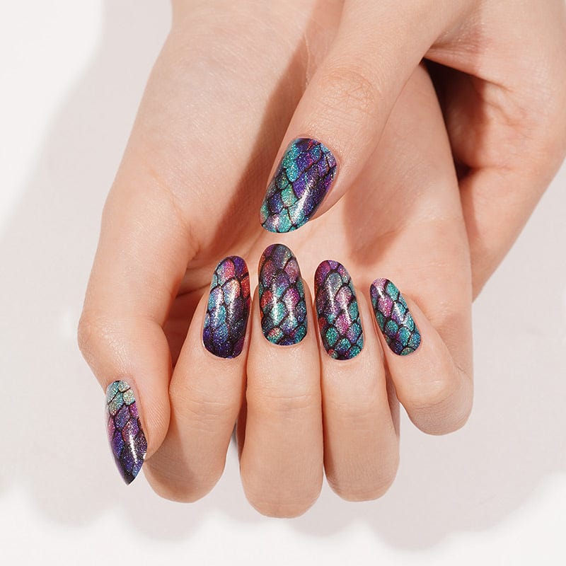 Holy Grail Nail Non-UV Nail Wraps Mermaid Radiance