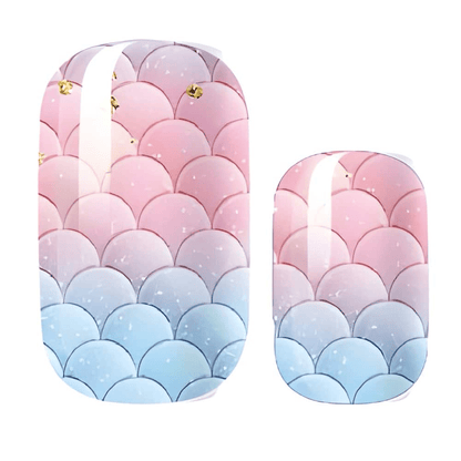 Holy Grail Nail Non-UV Nail Wraps Mermaid's Tail (Non-Glitter) - Holy Classics (Non-UV Nail Wraps)