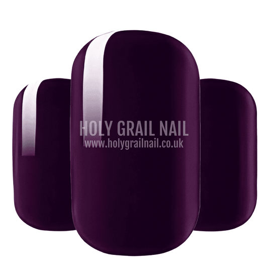 Holy Grail Nail Non-UV Nail Wraps Mulberry - Wide Fit Wrap (20 Piece)