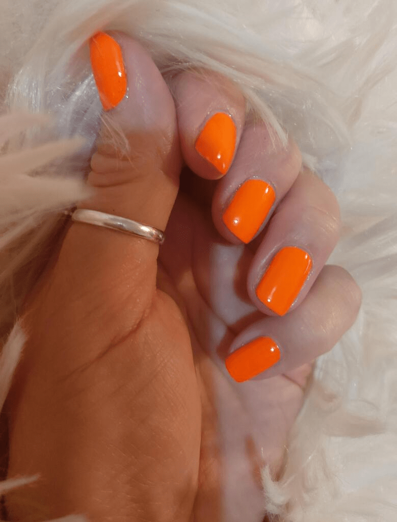 Holy Grail Nail Non-UV Nail Wraps Neon Orange - Holy Classics (Non-UV Nail Wraps)