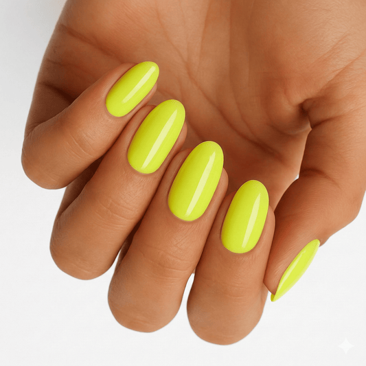 Holy Grail Nail Non-UV Nail Wraps Neon Yellow - Holy Classics (Non-UV Nail Wraps)