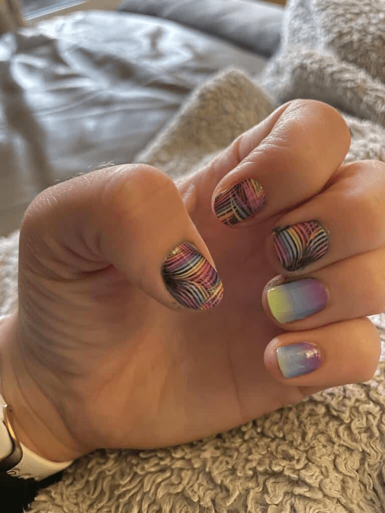 Holy Grail Nail Non-UV Nail Wraps Ombre Fronds - Holy Classics (Non-UV Nail Wraps)