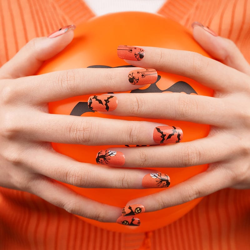 Holy Grail Nail Non-UV Nail Wraps Orange You Excited It's Halloween? - Holy Classics (Non-UV Nail Wraps)