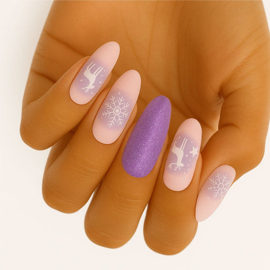 Holy Grail Nail Non-UV Nail Wraps Pastel Reindeer - Holy Classics (Non-UV Nail Wraps)