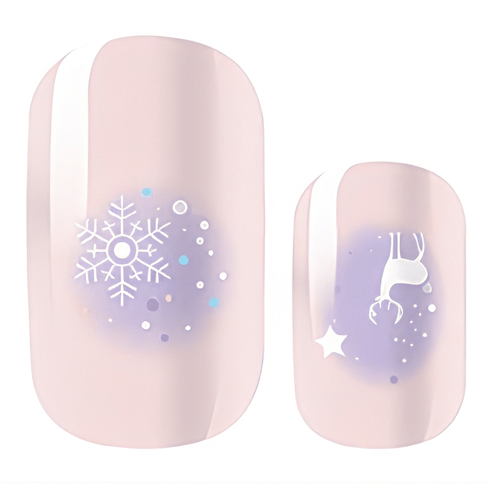 Holy Grail Nail Non-UV Nail Wraps Pastel Reindeer - Holy Classics (Non-UV Nail Wraps)